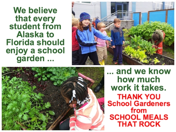 Every successful school garden is the work of many green thumbs