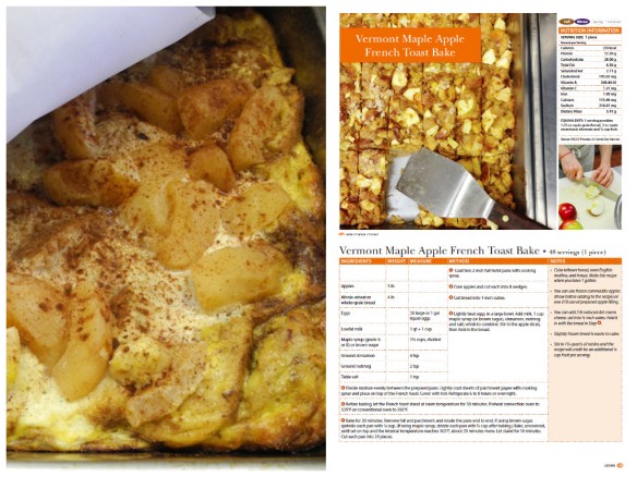 Vermont Maple Apple French Toast Bake